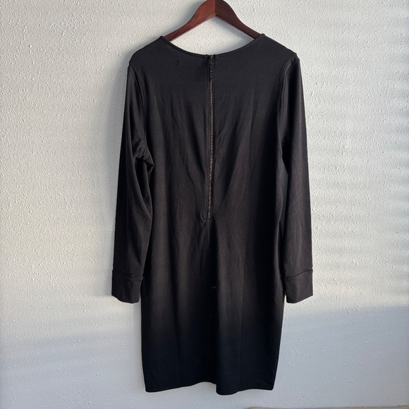 NWT Athleta Black Weekday Industry Long Sleeve Dress - Picture 4 of 5